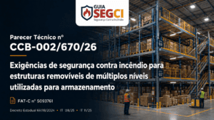 Estruturas removíveis de múltiplos níveis