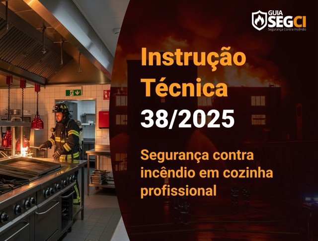 IT 38/2025 – Segurança contra incêndio em cozinha profissional
