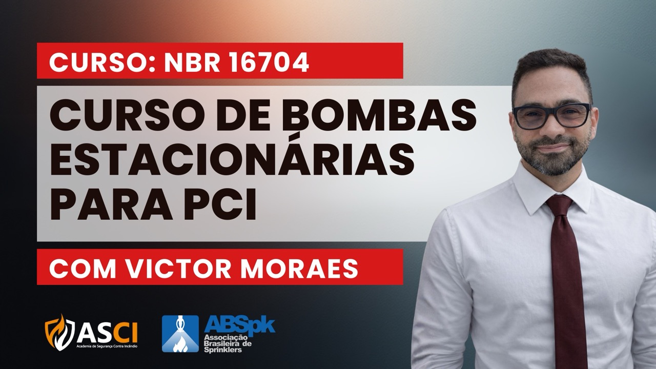 Curso ABNT NBR 16704: Curso de bombas estacionárias para PCI