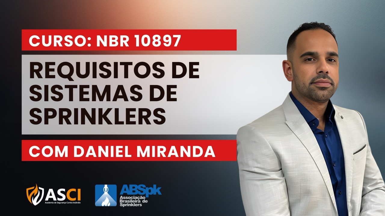 Curso NBR 10897: Requisitos de Sistemas de Sprinklers