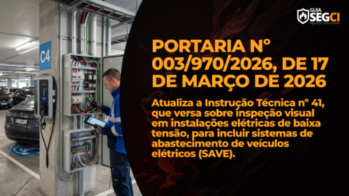 Portaria CCB-003/970/2026 – Sistemas de abastecimento de veículos elétricos (SAVE)