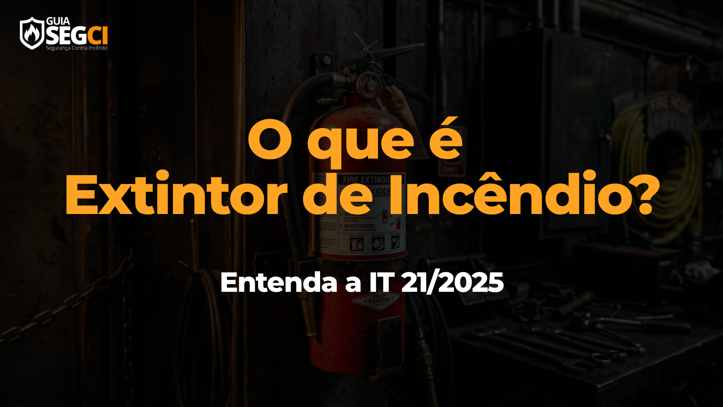 extintor de incêndio