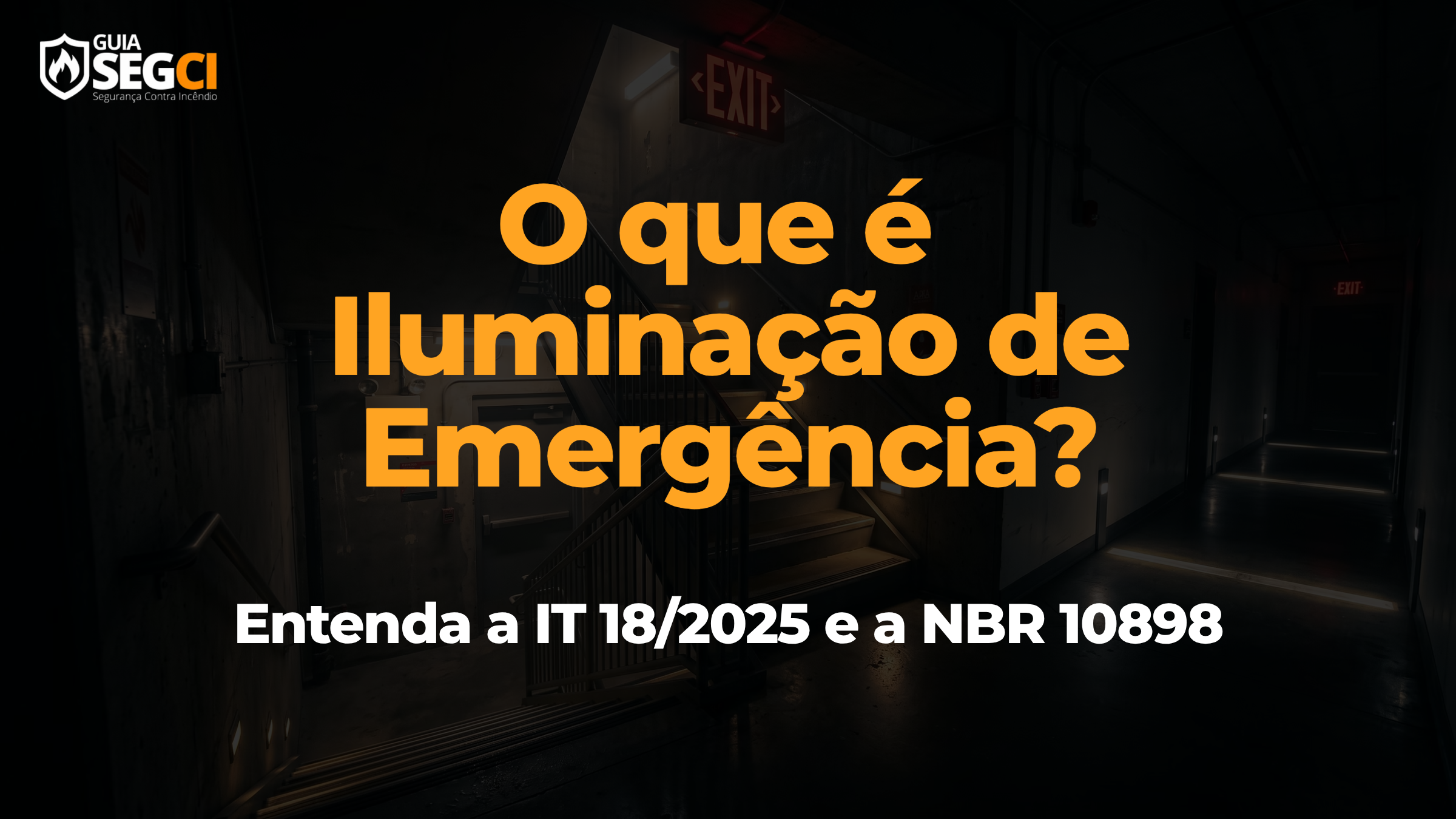 iluminação de emergência