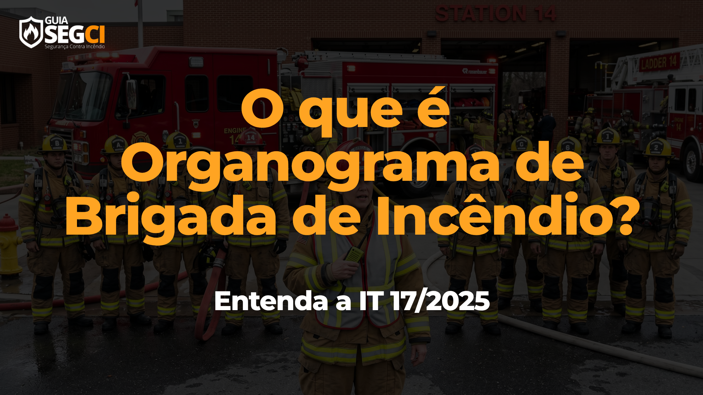 organograma de brigada de incêndio