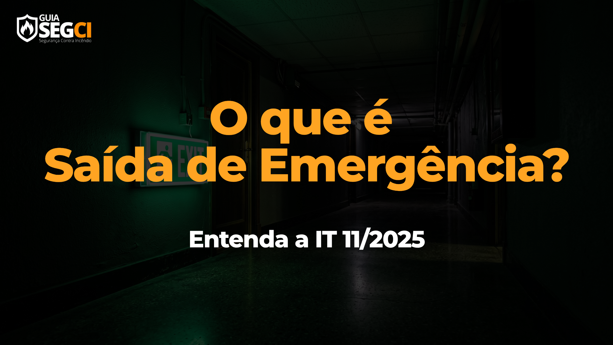 saída de emergência