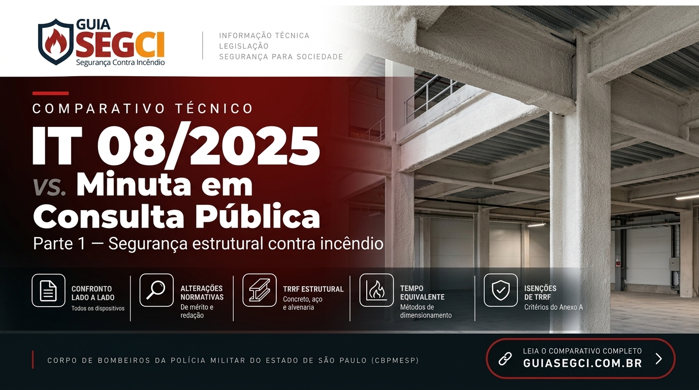 Comparativo IT 08 Parte 1: Análise da Minuta de Segurança Estrutural